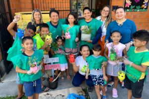 UGPE promove atividade de conscientização ambiental para crianças do residencial Mestre Chico
