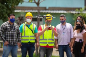 Imagem da notícia - Servidores da UGPE realizam treinamento com drone para implantação de metodologia BIM na execução de projetos e obras